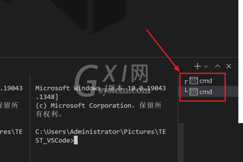 Vscode怎么拆分终端?Vscode拆分终端教程截图