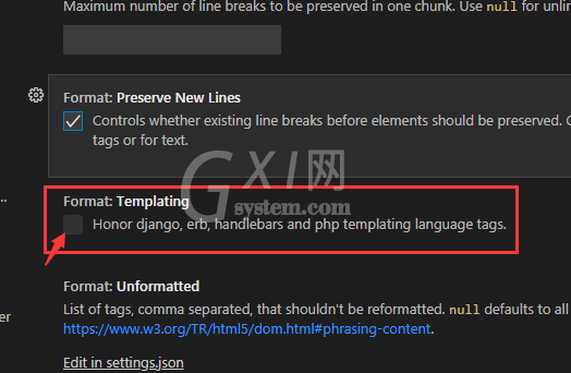 Vscode怎么设置格式模板?Vscode设置格式模板方法截图