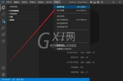 Vscode怎么打开终端？Vscode打开终端教程截图