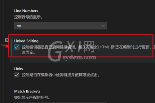 Vscode怎么启用链接编辑？Vscode启用链接编辑方法截图