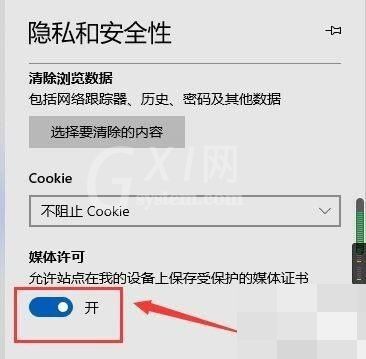 microsoft edge媒体许可怎么开启?microsoft edge媒体许可开启方法截图