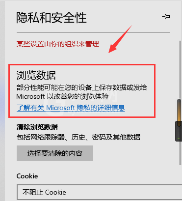 microsoft edge浏览数据怎么查看?microsoft edge浏览数据查看方法截图