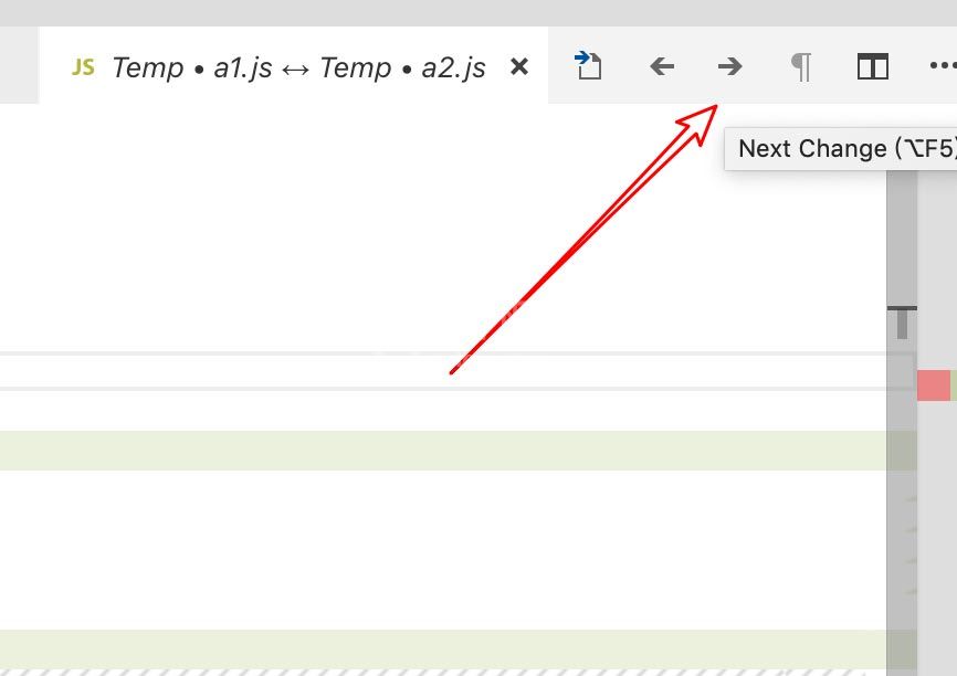 vscode怎么比较两个文件的区别? vscode比较两个文件方法截图