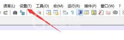 代码编辑器(Notepad++)怎么设置光标宽度?代码编辑器(Notepad++)设置光标宽度方法截图