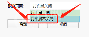 Dlabel怎么设置打印后不关闭预览？Dlabel设置打印后不关闭预览教程截图