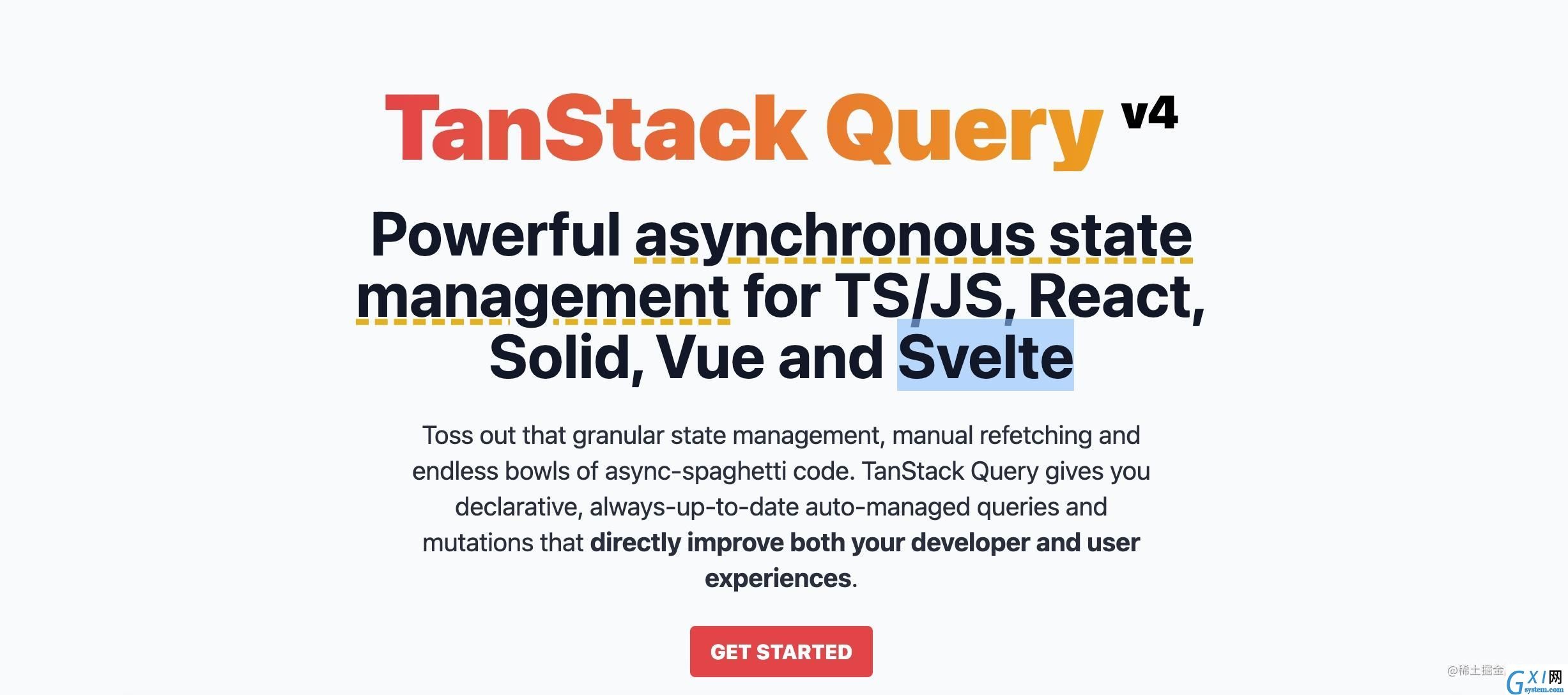 https://tanstack.com/query/v4