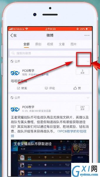 微博APP设置不让别人看到的操作流程截图