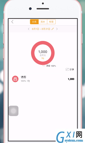 圈子账本APP的简单使用过程截图