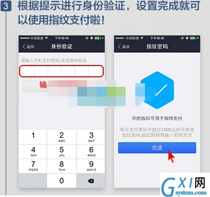 支付宝APP设置指纹密码的图文操作截图