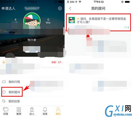 在趣皮士里追问的简单操作截图