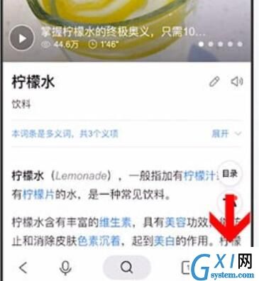 在简单搜索里查看网址的基础操作截图