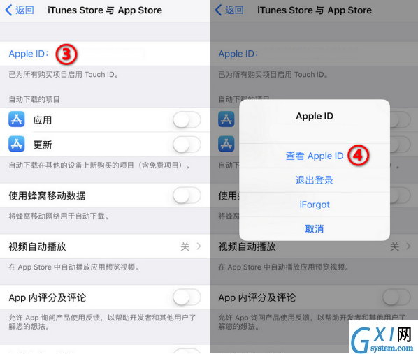 在App Store中购买项目进行退款的具体操作截图