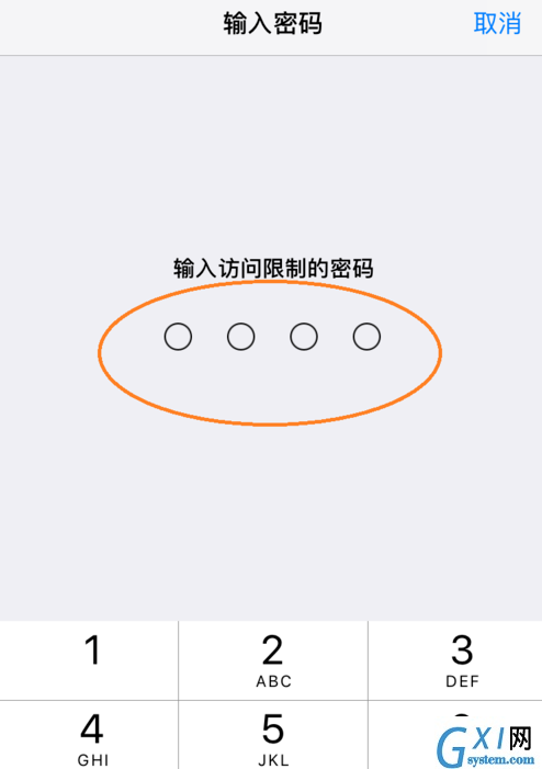 开启iPhone手机访问限制功能的具体操作截图