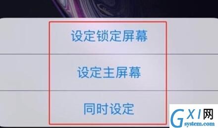 iPhone11pro max中壁纸的设置方法截图