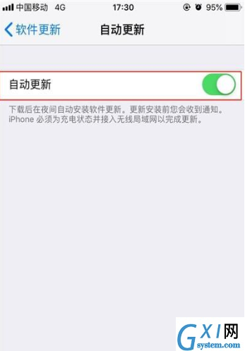 iPhone11pro max关掉系统自动更新的简单操作截图