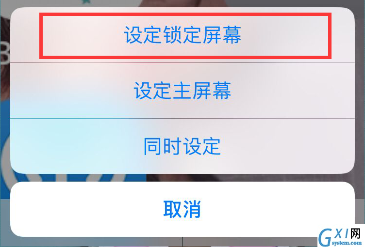 iphone中设置壁纸的方法步骤截图