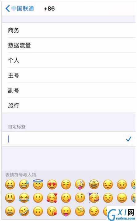 双卡iPhone把SIM卡标签设置为emoji表情的详细步骤截图