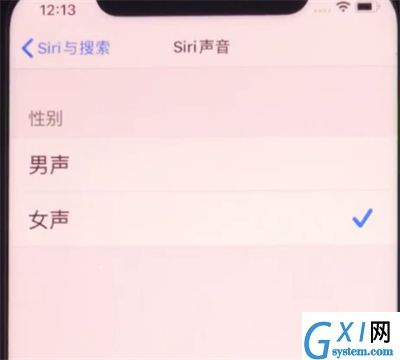 iphone11中设置siri性别的详细方法截图