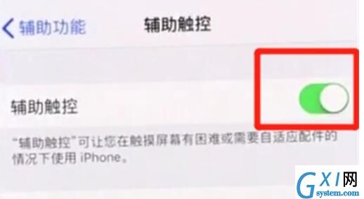 iPhone11pro max开启悬浮球的操作步骤截图