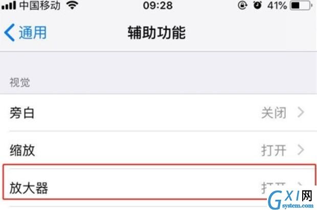 iPhone11pro max中放大器的开启方法步骤截图