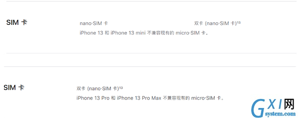 iPhone13mini支不支持双卡双待?iPhone13mini双卡双待介绍截图