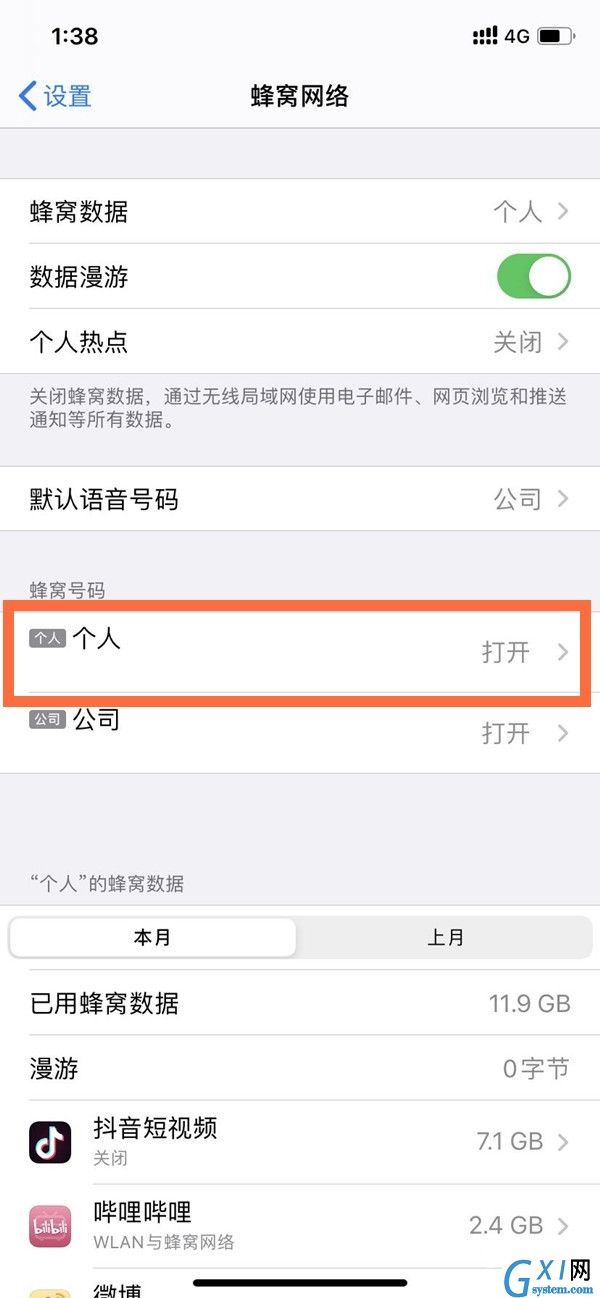 苹果13如何切换4g？苹果13切换4g的方法截图