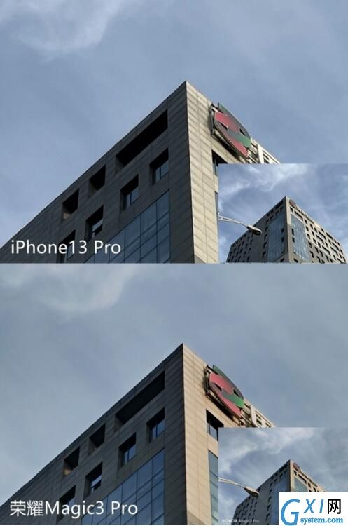 iPhone13Pro和荣耀magic3Pro拍远景哪个好？iPhone13Pro和荣耀magic3Pro远景效果对比截图