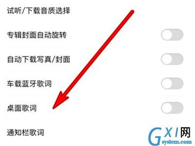 iphone如何设置桌面歌词?iphone设置桌面歌词的方法截图