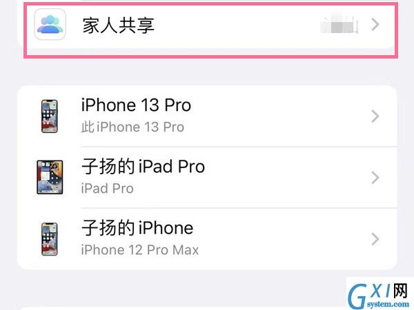 苹果手机在哪里关闭家人共享？苹果手机关闭家人共享操作步骤截图