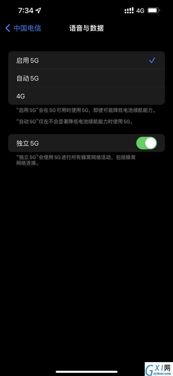 苹果12如何5g改4g？苹果125g改4g方法教程截图