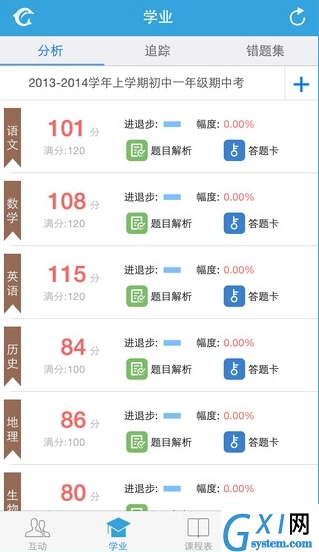 易学习APP查询成绩的简单操作截图