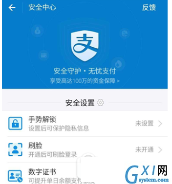 使用支付宝防止金额被盗的具体步骤截图