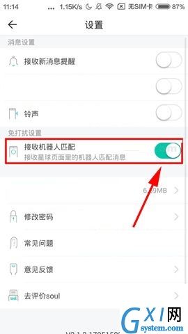 Soul APP关闭机器人匹配的简单操作方法截图