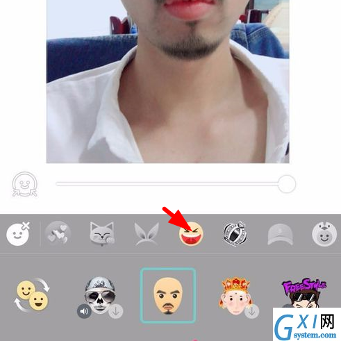 b612app给照片人物加胡子的图文教程截图