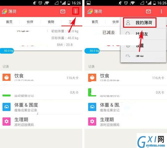 薄荷APP查看健康报告的操作过程截图