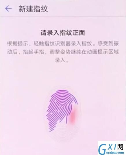 在荣耀8x中设置指纹解锁的详细方法截图