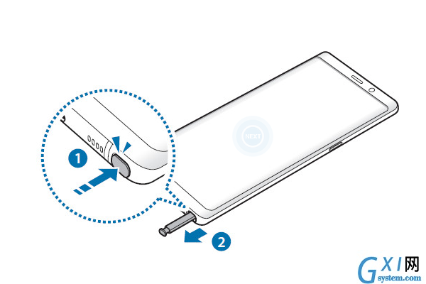 在三星note9中开启熄屏快写功能的具体方法截图