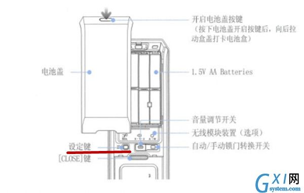 在三星DP728指纹锁中删除指纹的方法介绍截图