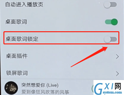 QQ音乐解锁桌面歌词的详细操作截图