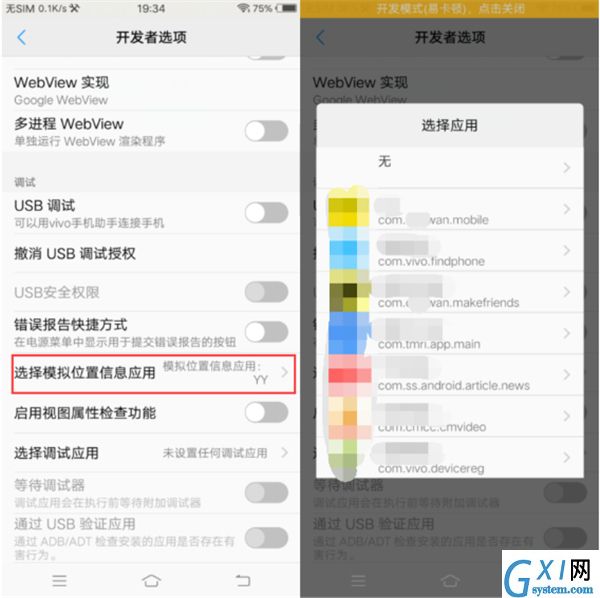 在vivoz1i中设置虚拟定位的具体方法截图