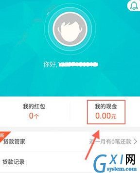 在借点钱里进行提现的简单操作截图