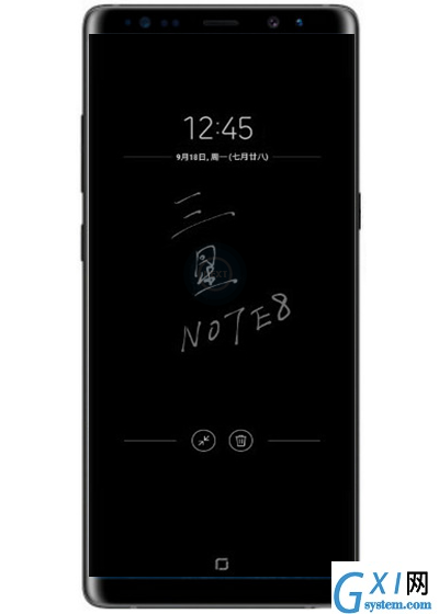 在三星note9中开启熄屏快写功能的具体方法截图