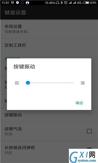 讯飞输入法APP设置按键振动的操作过程截图