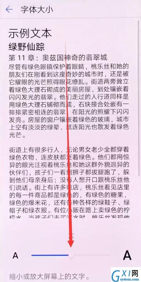 在荣耀畅玩8C中调字体大小的具体流程讲解截图