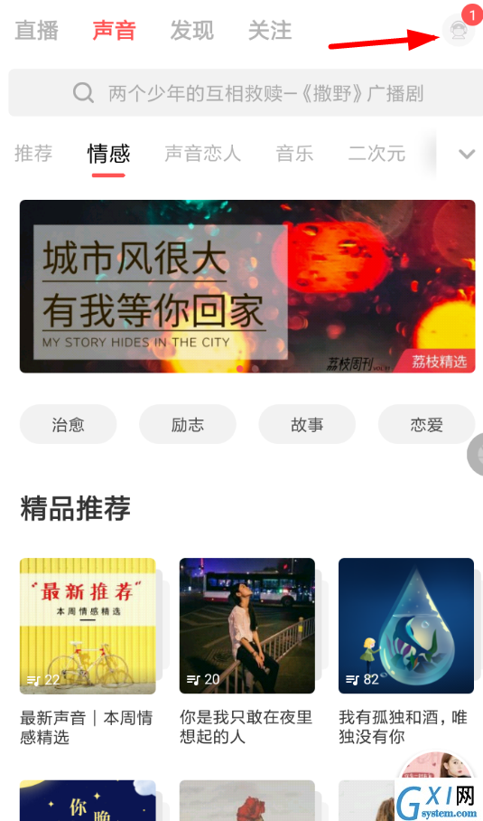 荔枝FM导出录音的操作流程截图