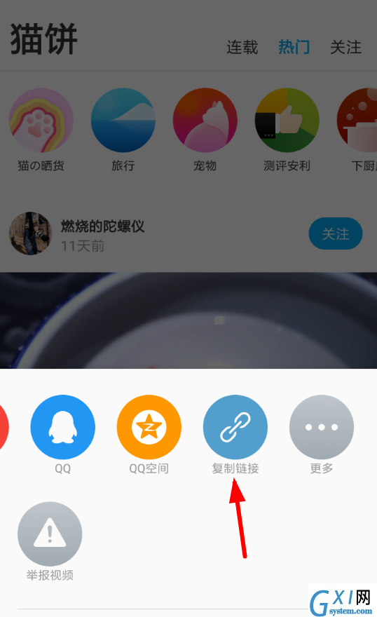 猫饼视频APP下载视频的操作过程截图