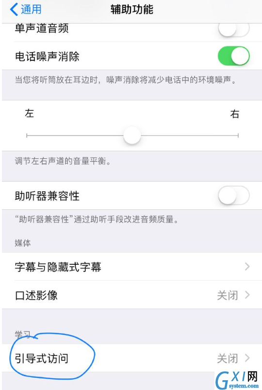 iPhone打开引导式访问功能的基础操作截图