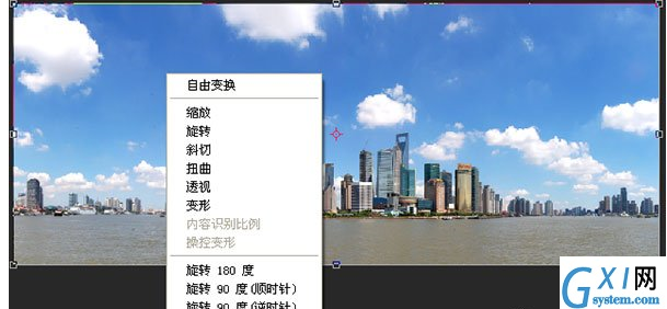 利用PS极坐标绘制360度圆形全景图的具体操作步骤截图