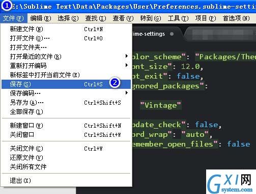 在sublime text中设置禁止打开上次关闭未退出的文件的方法讲解截图