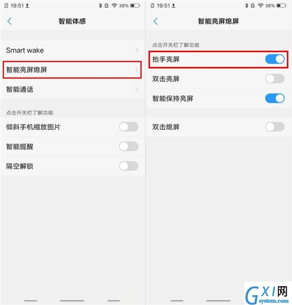 在vivo Y91中开启抬手亮屏的图文步骤截图